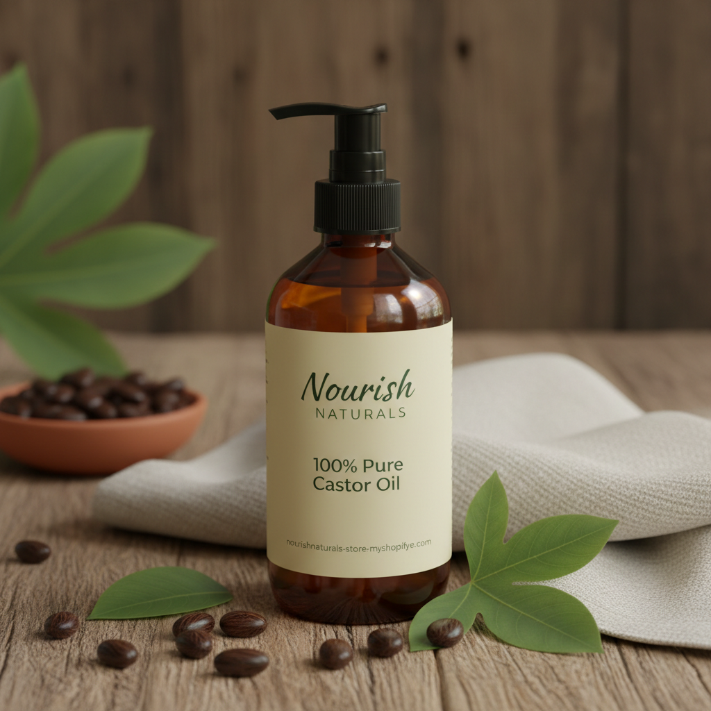 Nourish Naturals Castor Oil 200ml